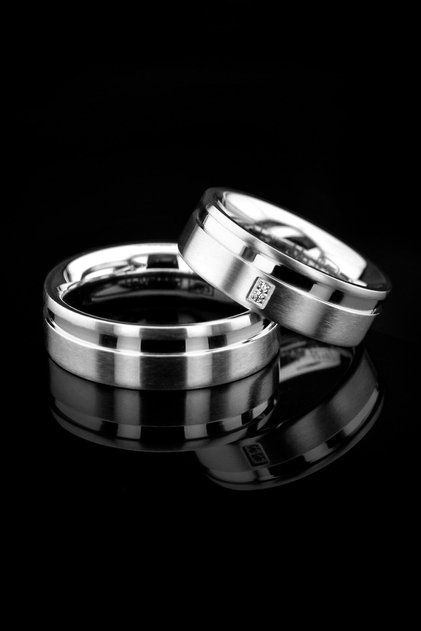 Love Me Marka 7mm Asla Kararmaz Beyaz Renk 1.kalite Çelik Alyans Yüzük Lm-016w