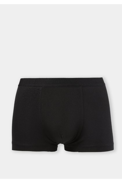 Modern Fit Plain Men's Black Boxers