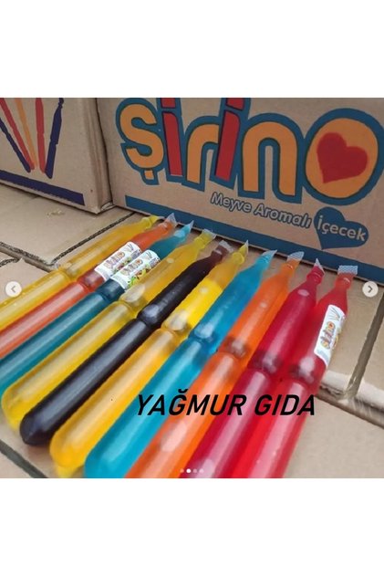 Şirino-Meybuz Tüp Dondurma 25 Adet