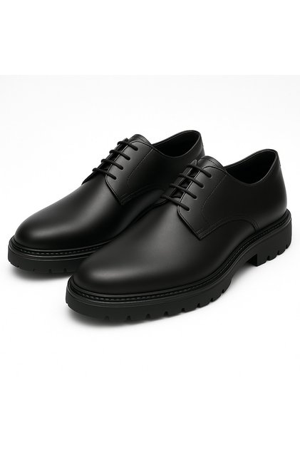 Gr346 Genuine Leather Lightweight Eva Sole Comfortable Lace-Up Men's Daily Classic Shoes