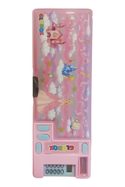 SEYFİKİRTASİYE Vintage Pencil Case with Calculator 2 Compartments