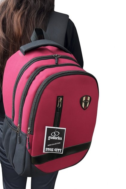 Geniş Yumuşak Sırt Destekli Lise Ortaokul İlkokul Büyük Günlük Unisex Okul Çantası 48*32*25