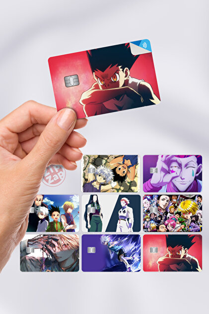 ZipZap Hunter Hunter Kart Kaplama Sticker 8 Adet Hxh - Fiyatı