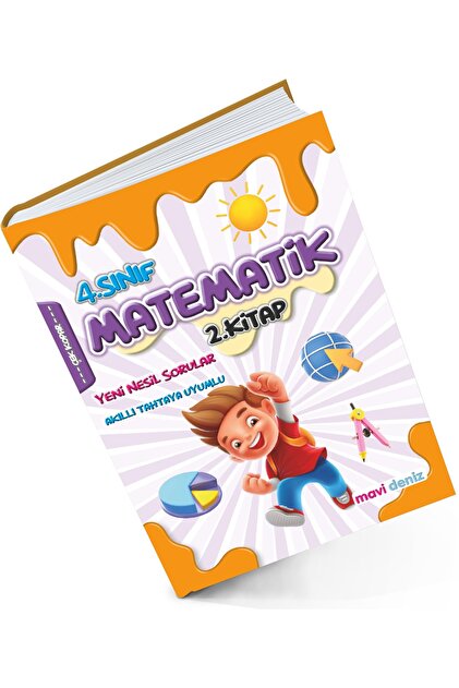 Mavi Deniz Yayınları Mavi Deniz 2024 4. Sınıf Matematik 2. Kitap