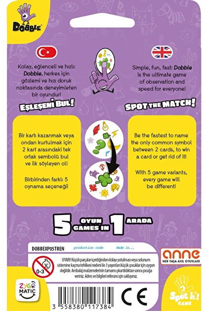 Asmodee Dobble Klasik Eco - Classic Eco - Fiyatı, Yorumları