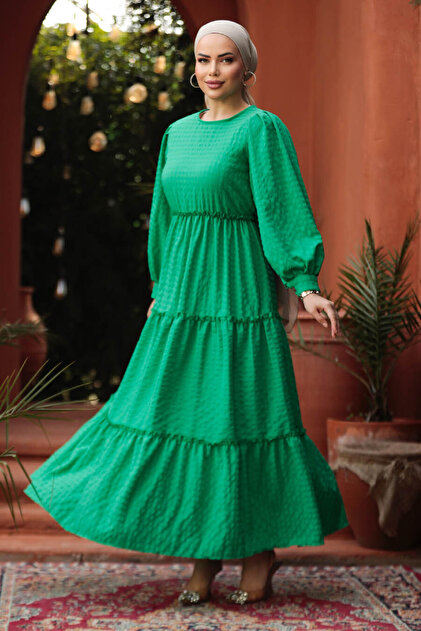 blue and green maxi dress Judy Dress main image 1