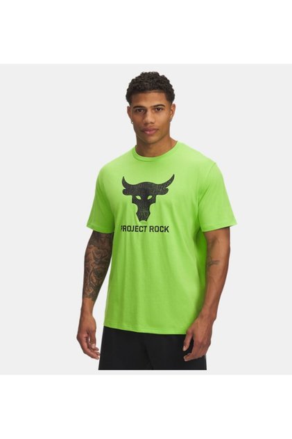 تي شيرت UA Project Rock Brahma Bull بأكمام قصيرة للرجال 1383191-362