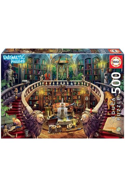 Puzzle 500 Puzzle Enigmatic al Bibliotecii Antice