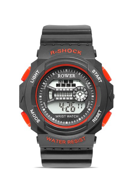 Rwr Collection GENÇ-Çocuk Dijital Kırmızı Silikon Kol Saati TCTSR004503S0279