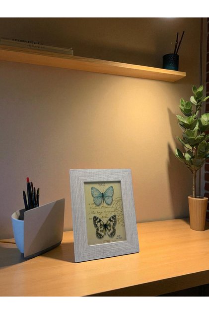 Ramă decorativă din lemn pentru fotografii / amintiri cu sticlă 10×15 cm