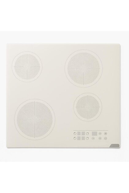 VİTROSERAMİK 641 BEYAZ ELEKTRİKLİ OCAK 60 CM