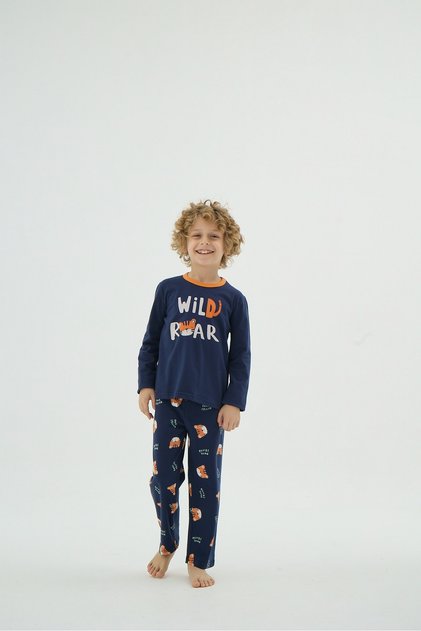 8955 Men's Printed Pajama Set