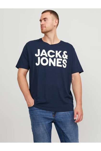 Logo Crew Neck T-Shirt - Large Size Oversized