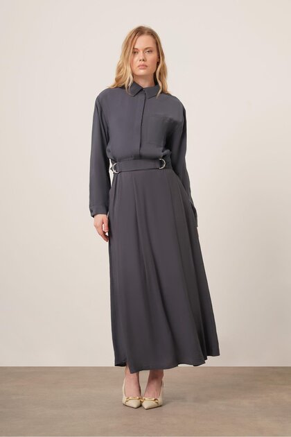 Women's Modal Skirt Suit Smoked 30714