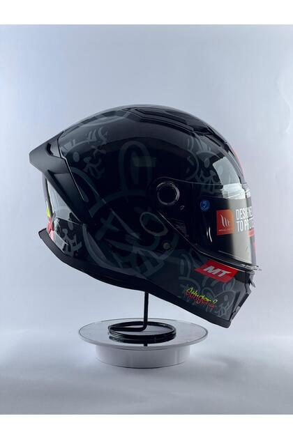 MT Helmets Stinger 2 RAM F1 Parlak Motosiklet Kaskı - Fiyatı