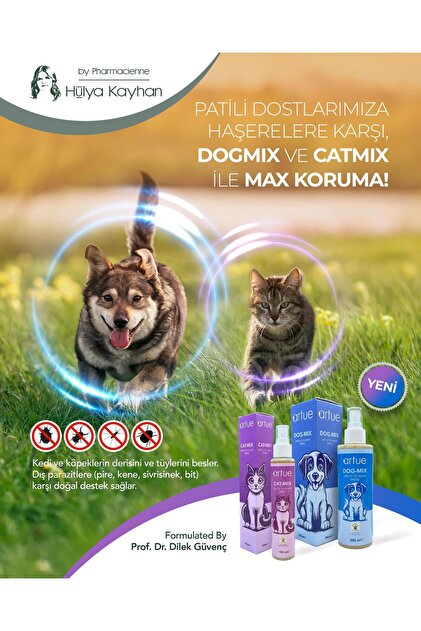 Art De Huile Artue Cat Mix Kediler İçin Deri ve Tüy Bakımı
