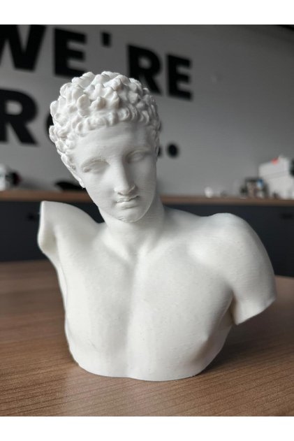 Hermes Dekoratif Büst Yunan Mitolojisi Zeus'un Oğlu Hermes Trimegustus 15cm