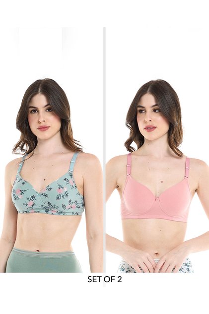 Pack of 2 Lightly Padded T-Shirt Bras