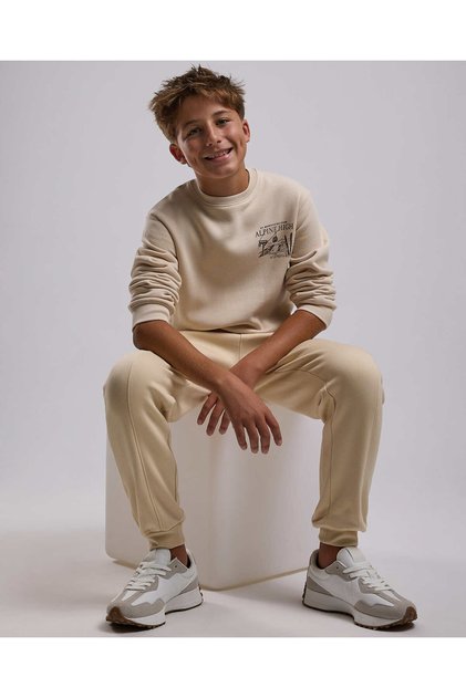 Printed Sweatshirt with Crew Neck and Long Sleeves