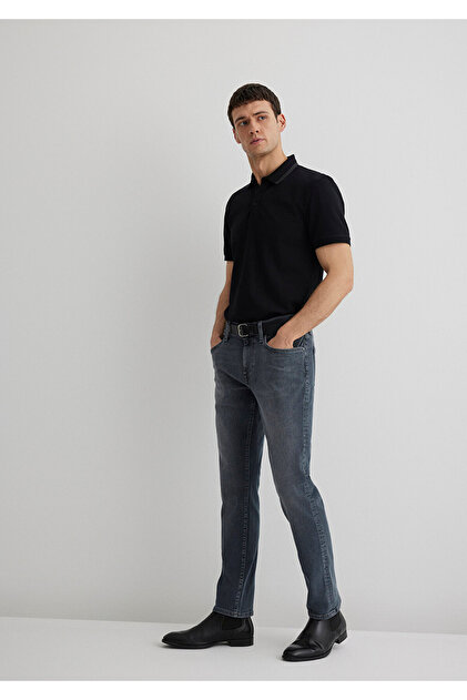 Marcus Black Hazy Vintage Gray Smoke Jean Trousers 89345