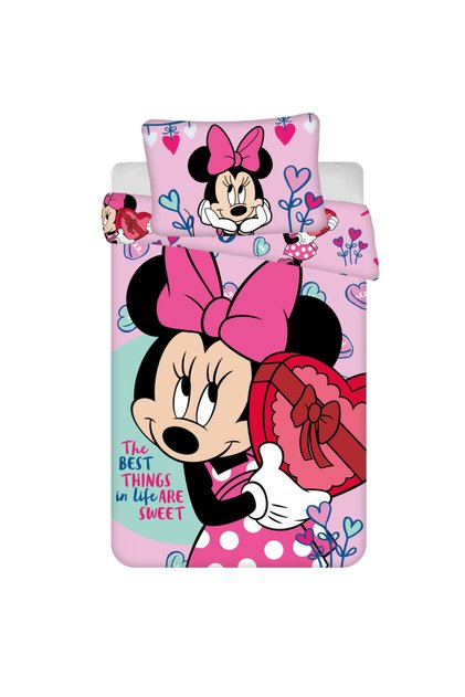 Детско спално бельо Disney Minnie Sweets 100×135 см, 40×60 см