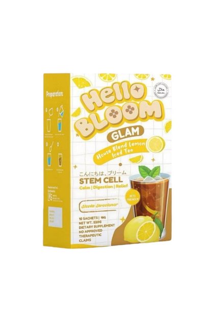 glam house blend lemon iced tea