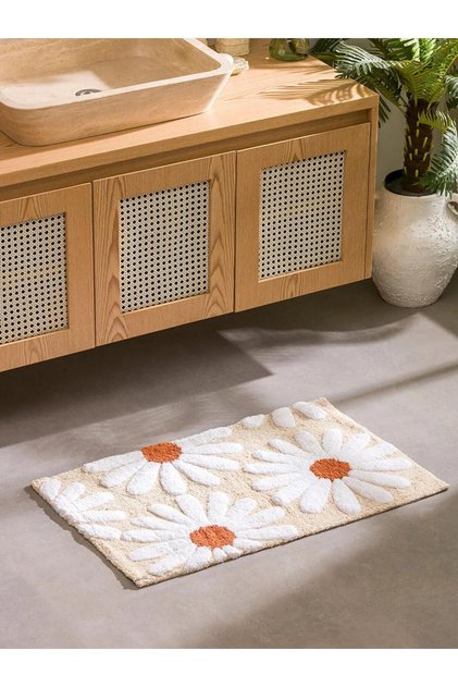 Lcw Flower Embroidered Bath Mat 50X80 cm (W5)