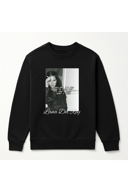 Lana Del Rey Unisex Cotton Sweatshirt