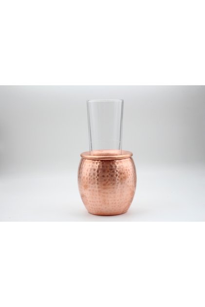 Copper Embroidered Ehli Keyf - Glass Cooler Ehlikeyf Model: 1013