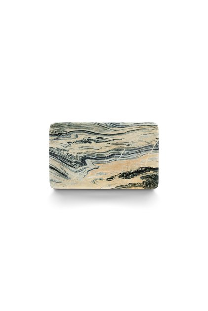 Yellow Marble Presentation Tray • Natural Stone • Handmade • Tea Coffee Presentations • Decorative Table Object