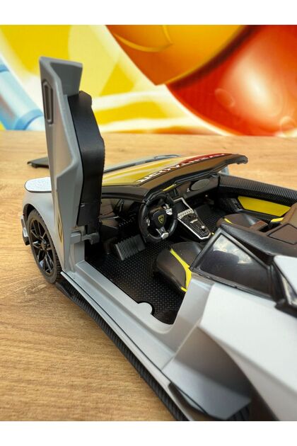 scntoys LAMBORGHİNİ AVENTADOR SVJ DİECAST MODEL ARABA SESLİ IŞIKLI