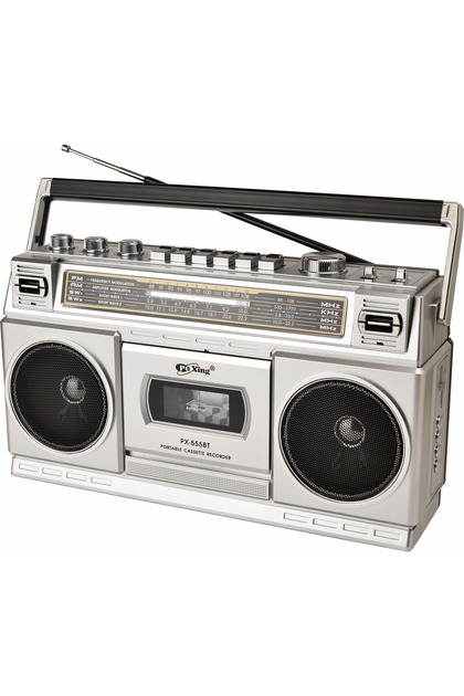 Kaset Çalar Radyo CVR-555BT - Teleskopik Antenli, 4 Bant, Bluetooth, USB/TF MP3, Kayıt Özellikli