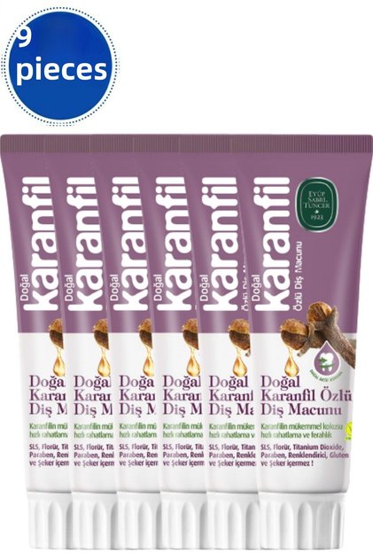 Natural Clove Extract Toothpaste 75 Ml 6 Pieces