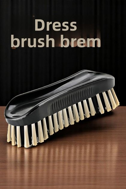 Hard Bristled Clothes Brush - Trouser Leg Brush - Shoe Boots Suede Nubuck Brush 721634