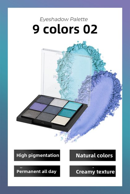 No 02 - 9 Color Eyeshadow Palette