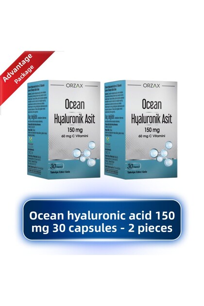 Ocean Hyaluronic Acid 150 Mg 30 Capsules 2 Pcs