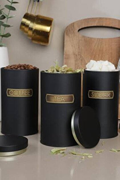 Genel Markalar 2 L + Elegans 3Lü Kavanoz Seti-Çay Kahve Şeker