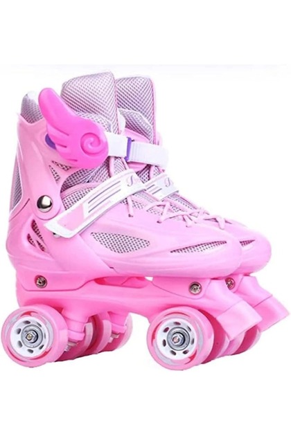 Children's Adjustable Size Roller Skate Shoes, Big Size, Dark Blue