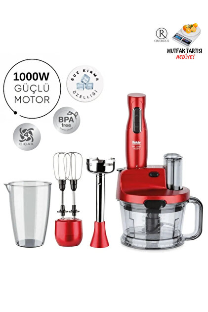 Fakir 1000 W Blender Seti Elektrikli Çeyizlik Mutfak Aleti Blender
