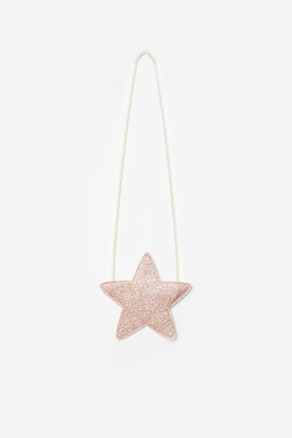 Rose Glittery Girls' Star Bag