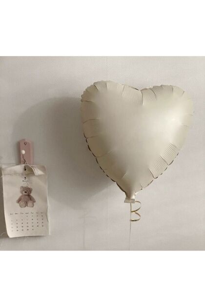 SEA SAND CREAM heart foil balloon 18 inch 45 cm 1 piece