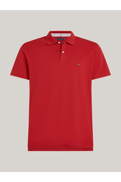Men's Polo Neck Organic Cotton T-Shirt - Daily Use, Short Sleeve
