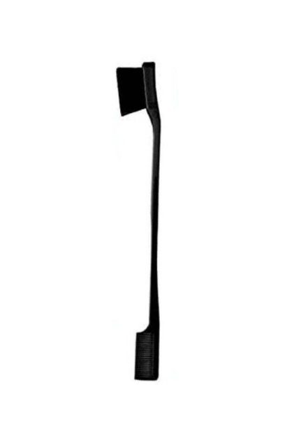 2 in 1 Hair Edge Control Brush Comb Eyebrow Brush Double Sided Edge Brush for Hairstyling