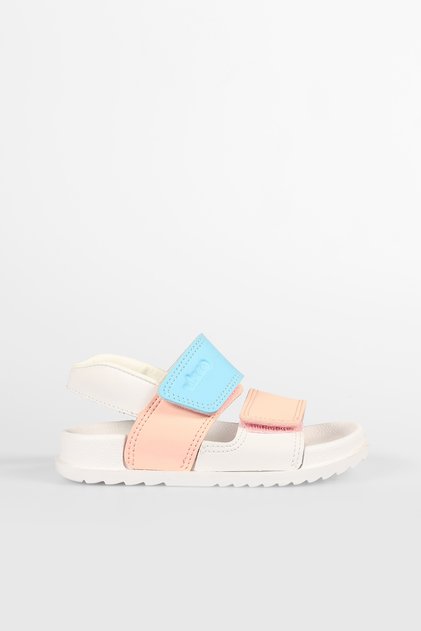 Krixi Model Baby Girl and Kids Sandals White/Pink