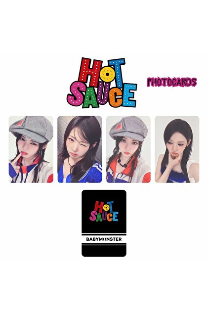Kpop Dünyasi BABYMONSTER Rora '' Hot Sauce '' Photocards Set