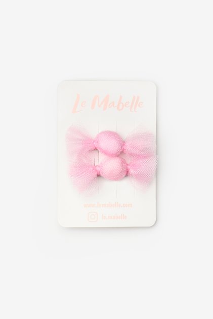 Girl's 2-Piece Clip Buckle with Pink Candy Figure