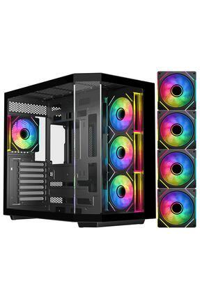 Zeiron Montreal 4x120mm RGB Fanlı Mesh Panel Mid-Tower Gaming