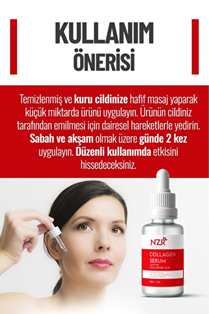 NZR BEAUTY Kırışıklık Ve Yaşlanma Karşıtı Botox Etkili Pelling Yüz