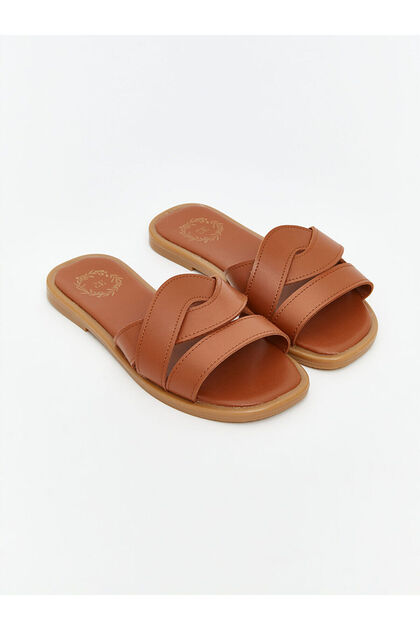Papuci pentru fete Peak New Season cu aspect de piele