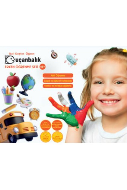 Uçanbalık 2025 Okul Öncesi 48+ Erken Öğrenme Seti 4+ Yaş